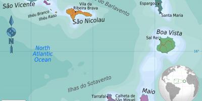 Mapa erakutsiz Cabo Verde