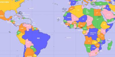 Cabo Verde kokapena munduko mapa