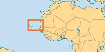 Erakutsi Cabo Verde munduko mapa
